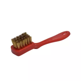 Brewing group brass cleaning wire brush