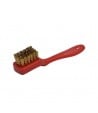 Brewing group brass cleaning wire brush