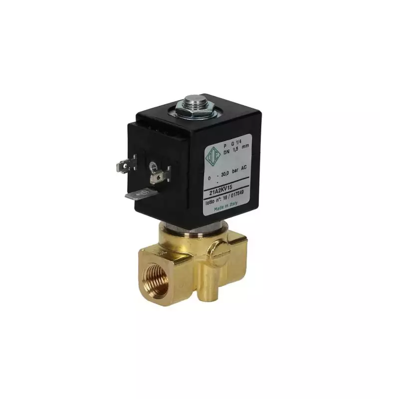 Parker 2 way solenoid valve 1/4" 1/4" 9W 220/230V 50/60Hz DN1,5mm