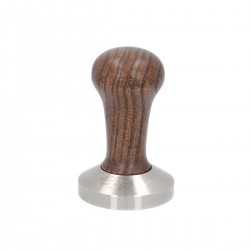 Faema tamper 58mm walnut handle