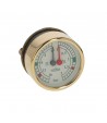 Elektra ketel en pomp manometer messing origineel