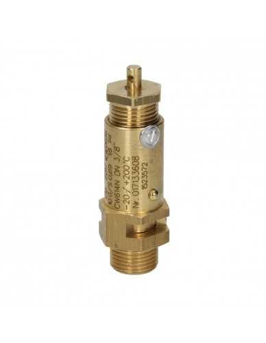 Safety valve 3/8"m 1.8bar CE/PED