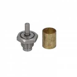 Anti vacuum ventiel 1/4" rvs