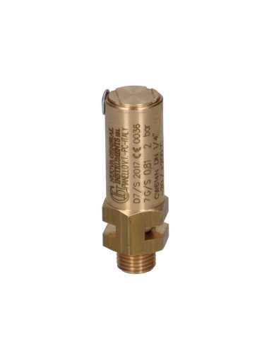Pojistný ventil 1/4" M 2,0 bar CE / PED