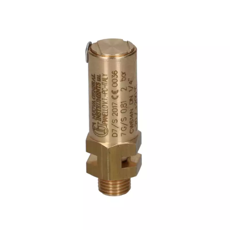 Safety valve 1/4" M 2.0 bar CE / PED