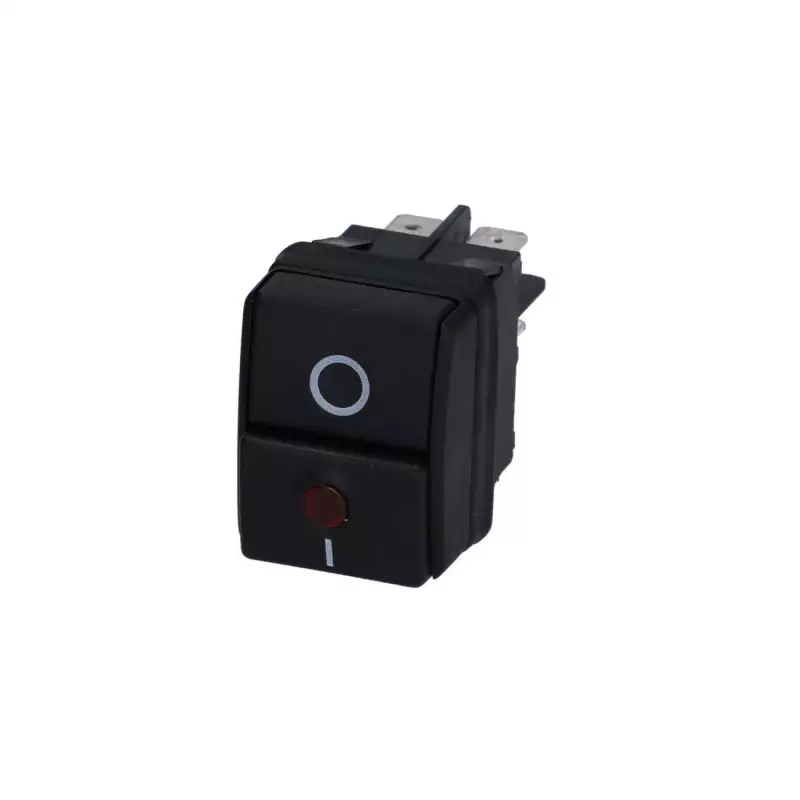 Interrupteur bipolaire noir Rancilio 12A 250V