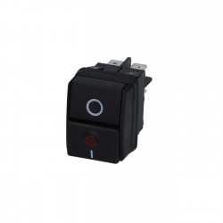 Interruttore bipolare Rancilio nero 12A 250V