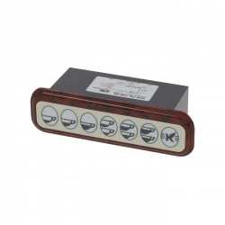 Elektra touchpad / doseerunit 7 toetsen 230V