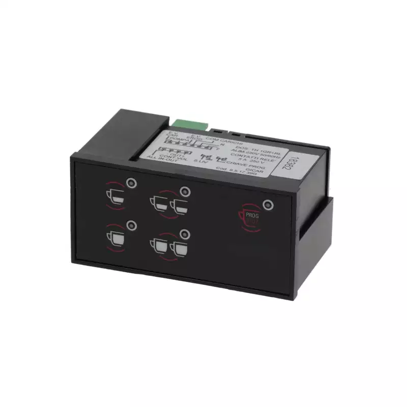 Wega touchpanel + elektronica box TH EVD zwart 230V