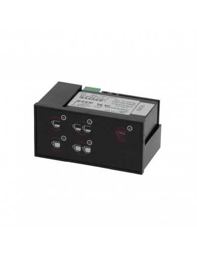 Wega pannello touch + scatola elettronica TH EVD nero 110V