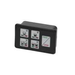 Touchpanel Astoria argent lisa 4T + 1