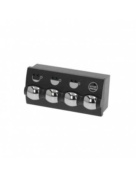 Wega Sphera 4T EVD black and chromed push buttons