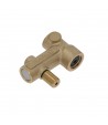 Fluid o tech messingen bypass voor vibratiepomp