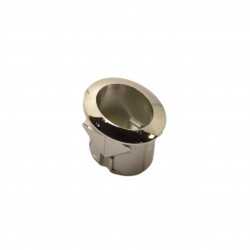 Push button support silver