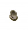 Support bouton poussoir argent