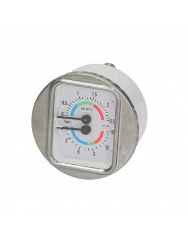 Ketel en pomp manometer 0-2,5 bar 0-16bar 1/8 D.63