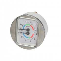 Ketel en pomp manometer 0-2,5 bar 0-16bar 1/8 D.63