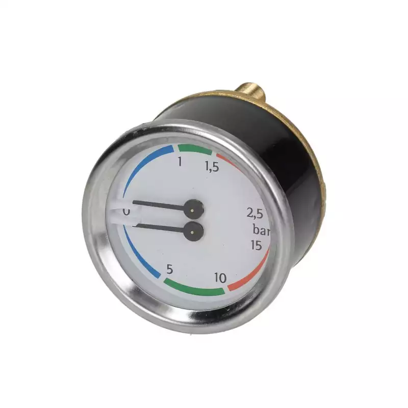 Nuova Simonelli kessel pumpe manometer 0-2.5 / 0-15 bar