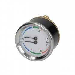 Nuova Simonelli kessel pumpe manometer 0-2.5 / 0-15 bar