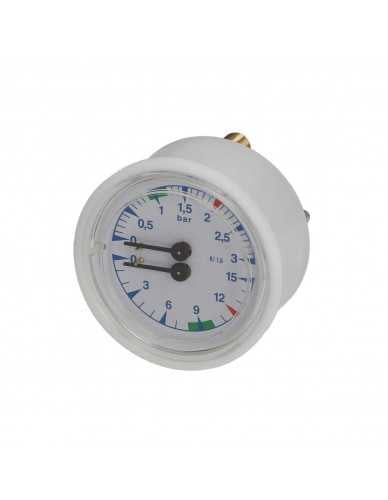 Kjelpumpe manometer D 63 0-3 0-15 bar