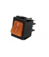 Interruptor basculante 230V naranja