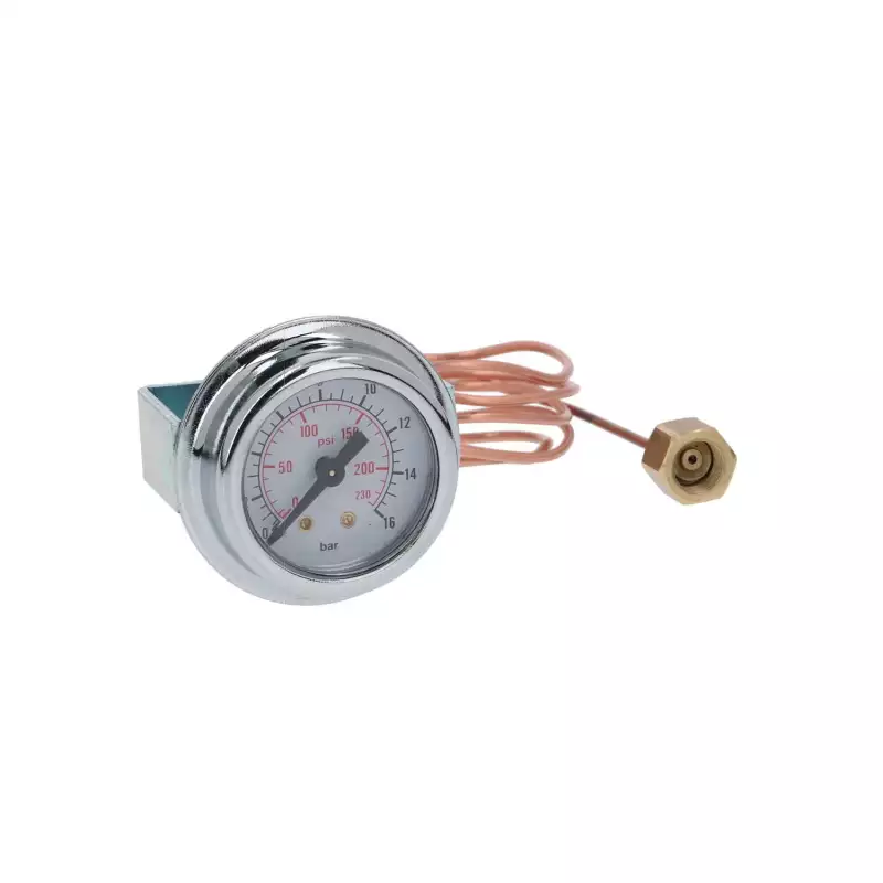 Pump pressure gauge ø41mm 0-16bar with capillar