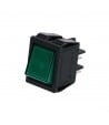 Interruttore bipolare verde 16A 250V