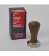 Brooks 50mm tamper with american walnut handle