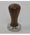 Brooks tamper 50mm met amerikaans walnoot handvat