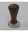 Brooks 50mm tamper with american walnut handle