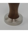 Brooks 50mm tamper with american walnut handle