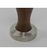 Brooks tamper 50mm met amerikaans walnoot handvat