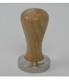 Brooks tamper 50mm met europees walnoot handvat