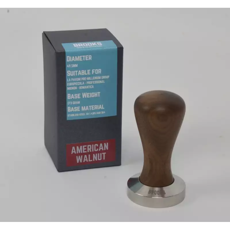 Pavoni pre-millenium tamper 49.5mm American walnut