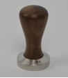 Pavoni pre-millenium tamper 49.5mm almerikaans walnoot