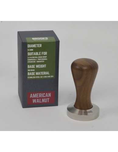 Pavoni milenium tamper 51.5mm Americký ořech
