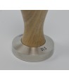 Pavoni millenium Tamper 51,5 mm Europees walnoot