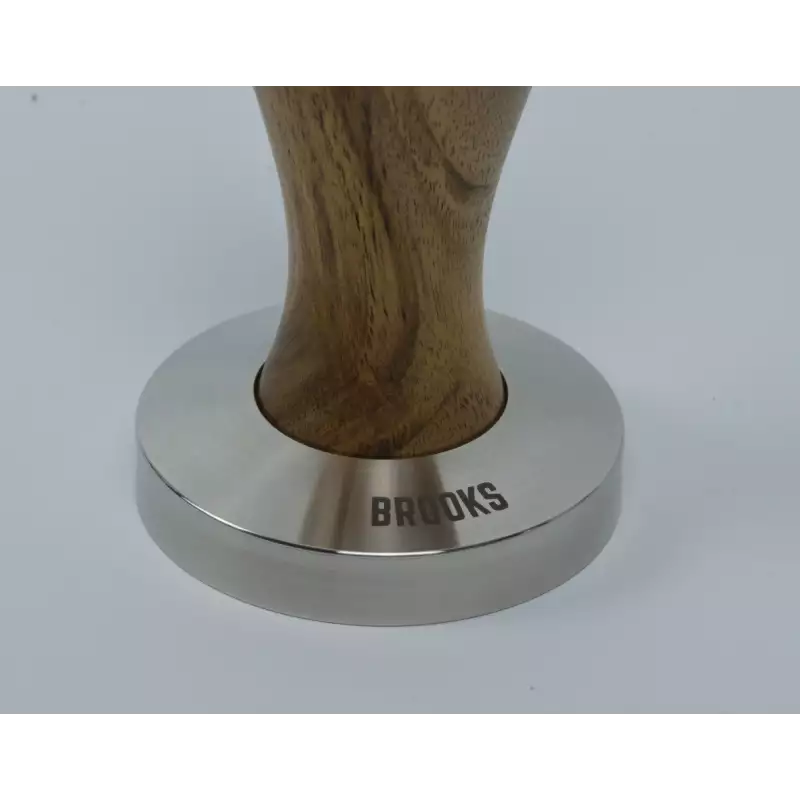 Brooks 58mm 不锈钢夯实欧洲胡桃木