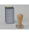 Brooks 58mm stainless tamper birch