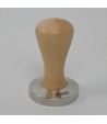 Brooks 58mm stainless tamper birch