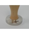 Brooks 58mm stainless tamper birch