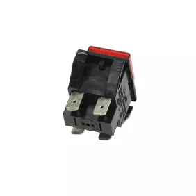 Red bipolar switch 10A 250V