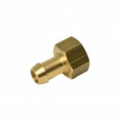 Brass hose barb 1/2" F 14mm