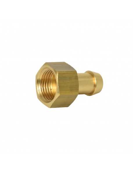 Brass hose barb 1/2" F 14mm