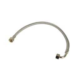 Tubo flexible 50 cm 3/8 ff con 1 codo cónico