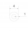 Kupferrohr 4x1mm