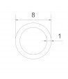 Tube en cuivre 8x1mm
