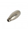 Lancia vapore in acciaio inox a goccia 3 fori e foro centrale 1,5mm