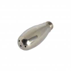 Lancia vapore in acciaio inox a goccia 3 fori e foro centrale 1,5mm