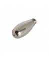 Stainless steel steam stem tear drop 3 holes and central hole 1,5mm